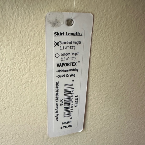 Lucky in Love Black and Pink Floral Mini Skirt with shorts. - Picture 7 of 8